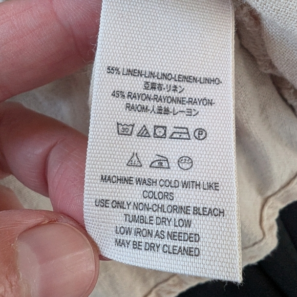 Free People Jonie Linen Blend Jacket sz S NWT - Picture 7 of 7